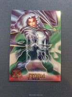 X-Men Fleer Ultra All Chromium Trading Card Storm 12 Front