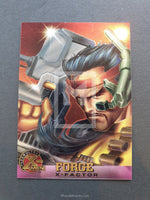 X-Men Fleer Ultra All Chromium Trading Card Forge 14 Front