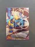 X-Men Fleer Ultra All Chromium Trading Card Havok Miscut 15 Front