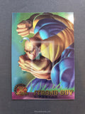 X-Men Fleer Ultra All Chromium Trading Card Strong Guy 19 Front