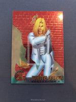 X-Men Fleer Ultra All Chromium Trading Card White Queen 38 Front