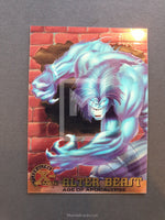 X-Men Fleer Ultra All Chromium Trading Card Alter Beast 39 Front