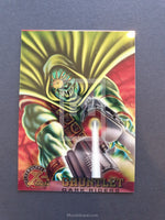 X-Men Fleer Ultra All Chromium Trading Card Gauntlet Miscut 44 Front