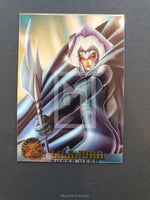 X-Men Fleer Ultra All Chromium Trading Card Lilandra Miscut 53 Front