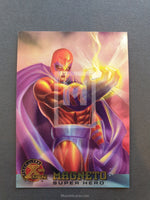 X-Men Fleer Ultra All Chromium Trading Card Magneto 55 Front