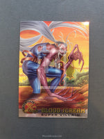 X-Men Fleer Ultra All Chromium Trading Card Blood Scream 62 Front