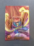 X-Men Fleer Ultra All Chromium Trading Card Gambit 6 Front