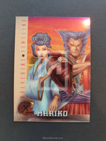 X-Men Fleer Ultra All Chromium Trading Card Mariko 84 Front