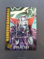 X-Men Fleer Ultra All Chromium Trading Card Colossus 91 Front