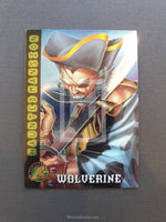 X-Men Fleer Ultra All Chromium Trading Card Wolverine 99 Front