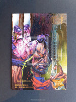X-men 95 Ultra Fleer Hunters Stalkers Trading Card Bishop 5 Front Hobby Rainbow