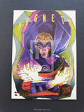 X-men 95 Ultra Fleer Hunters Stalkers Trading Card Magneto 8 Front Hobby Rainbow
