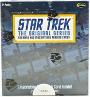 Star Trek The Original Series Archives and Inscriptions Trading Card Box Rittenhouse Archives