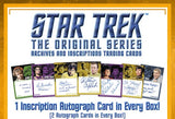 Star Trek The Original Series Archives and Inscriptions Trading Card Box Rittenhouse Archives